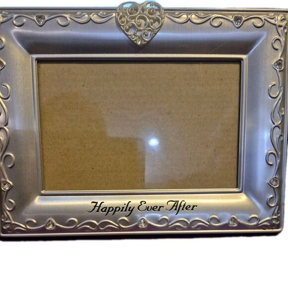 Malden 4x6 Wedding Pic Frame Happily Ever After - Picture 1 of 2